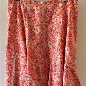 Villager By Liz Claiborne Paisley Skirt